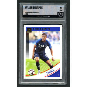 2018-19 Donruss #132 Kylian Mbappe France Rookie Card (RC) Graded 9 Mint